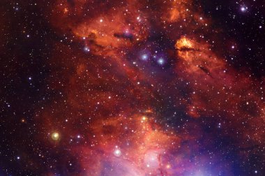 Starfield. Kozmos sanatı. Bu görüntünün elementleri NASA tarafından desteklenmektedir.