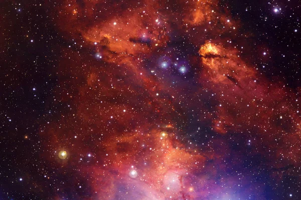 Starfield Kozmos Sanatı Görüntünün Elementleri Nasa Tarafından Desteklenmektedir — Stok fotoğraf