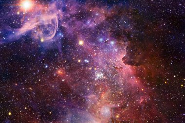 Sonsuz evrenin harikası. Bilim kurgu duvar kağıdı. Bu görüntünün elementleri NASA tarafından desteklenmektedir.