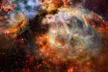 Yıldız kümesi. Starfield. Nebula. Bu görüntünün elementleri NASA tarafından desteklenmektedir.
