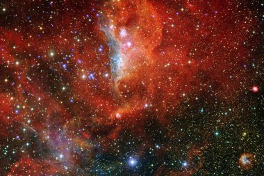 Sonsuz evrenin harikası. Bilim kurgu duvar kağıdı. Bu görüntünün elementleri NASA tarafından desteklenmektedir.