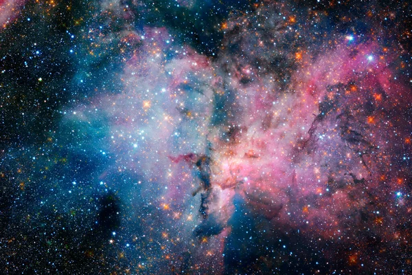 Csillagköd Csillaghalmaz Űrben Sci Művészet Kép Elemeit Nasa Bocsátotta Rendelkezésre Stock Fotó