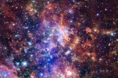 Sonsuz evrenin harikası. Bilim kurgu duvar kağıdı. Bu görüntünün elementleri NASA tarafından desteklenmektedir.