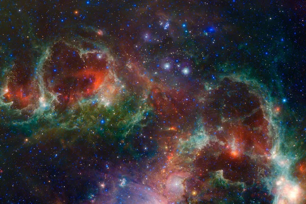 Loputon Universumi Tähtien Galaksien Kanssa Ulkoavaruudessa Kosmoksen Taidetta Elementit Tämän — kuvapankkivalokuva