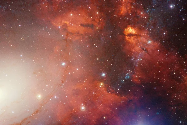 Impresionante Del Cosmos Sin Fin Fondo Pantalla Ciencia Ficción Elementos Imagen De Stock