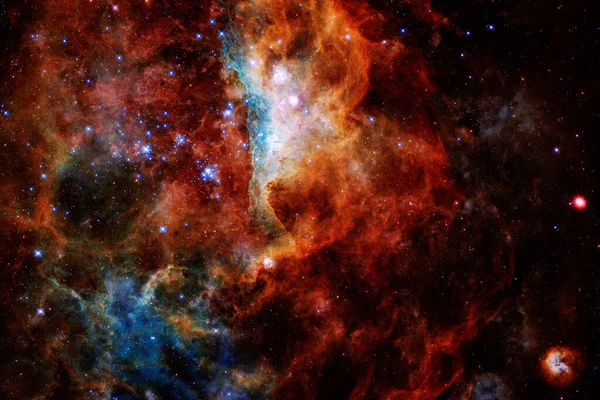 Aglomerado Estrelas Starfield Nebulosa Elementos Desta Imagem Fornecidos Pela Nasa — Fotografia de Stock