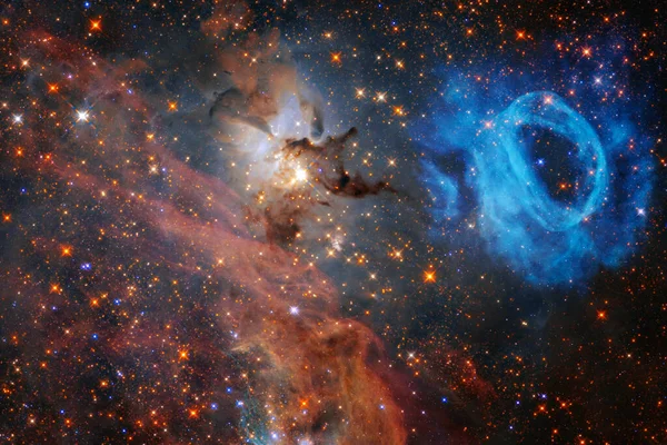 Sternenfeld Kosmos Kunst Elemente Dieses Von Der Nasa Bereitgestellten Bildes Stockfoto