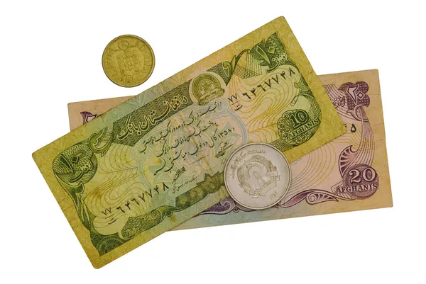 Dinero de Afganistán — Foto de Stock