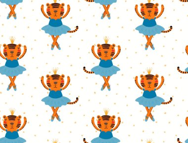 Tatlı kaplanlar, balerinler, yıldızlar, kusursuz desenler.