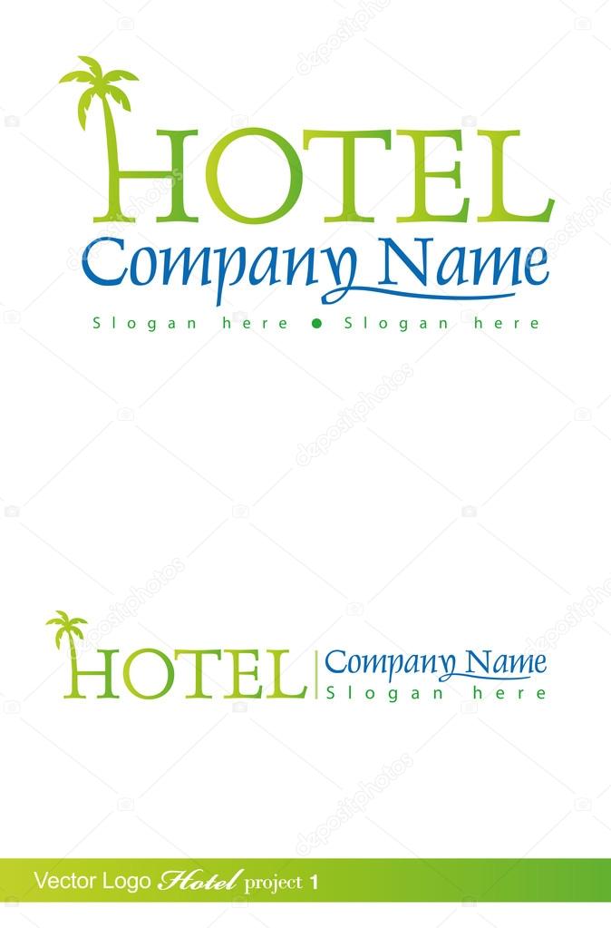 Two variants of logo hotel project
