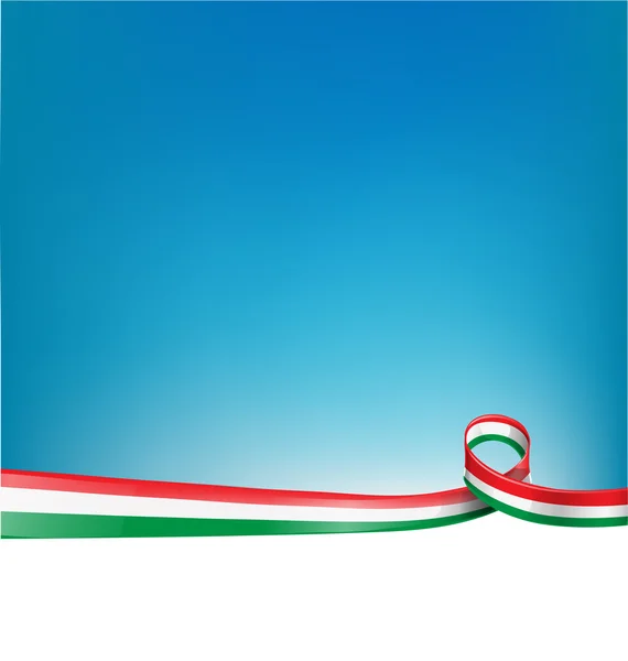 Achtergrond met Italiaanse vlag — Stockvector