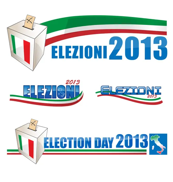 Italian election day — Stock Vector