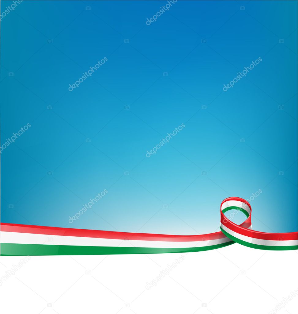 Background with Italian flag