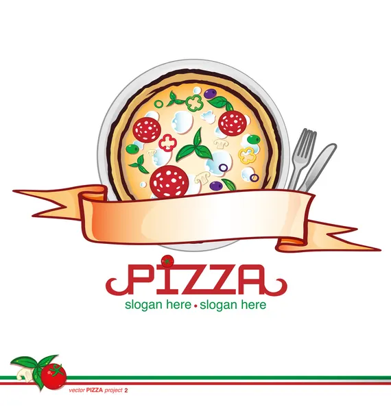 Vector de pizza 2 — Archivo Imágenes Vectoriales