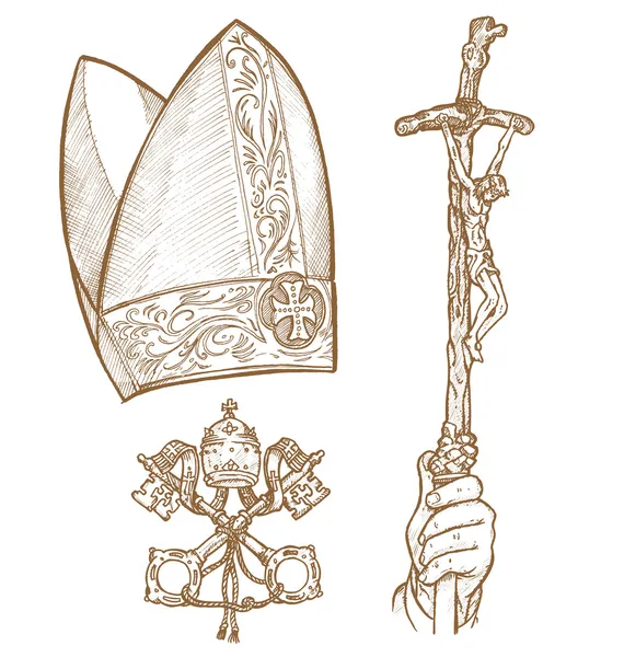 Pope Hat Drawing Pope Hat Drawing