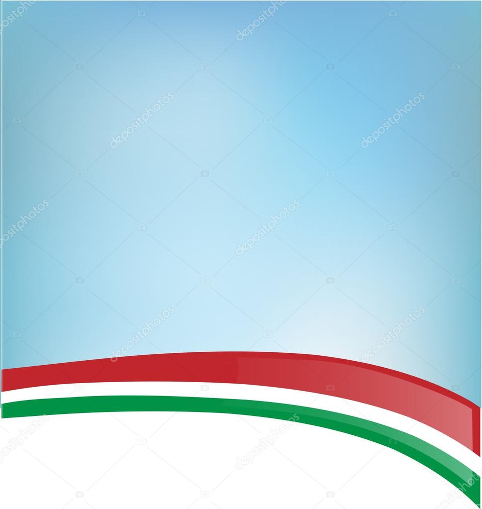 background with Italian flag