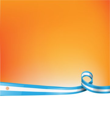 arka plan ile Arjantin bayrağı