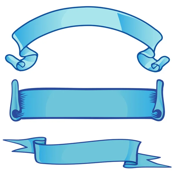Banner háttér jele kék — Stock Vector