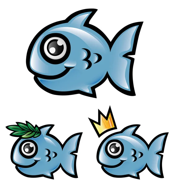 Desenho animado vetor de peixe —  Vetores de Stock