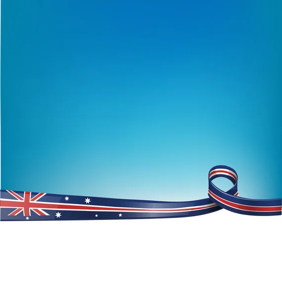 Achtergrond met Australische vlag — Stockvector