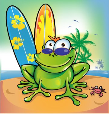 mutlu yaz kurbağa