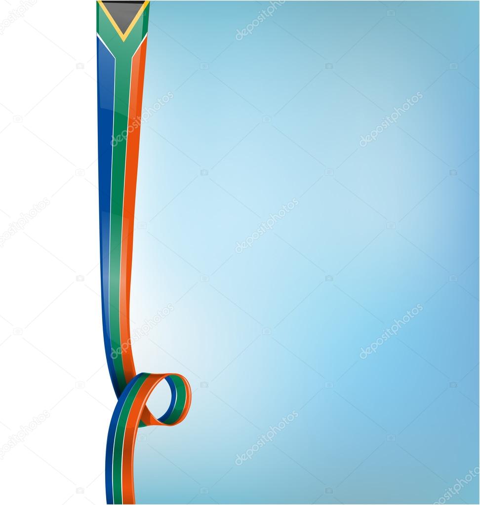 south africa background vertical flag