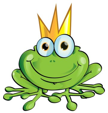 frog prince clipart