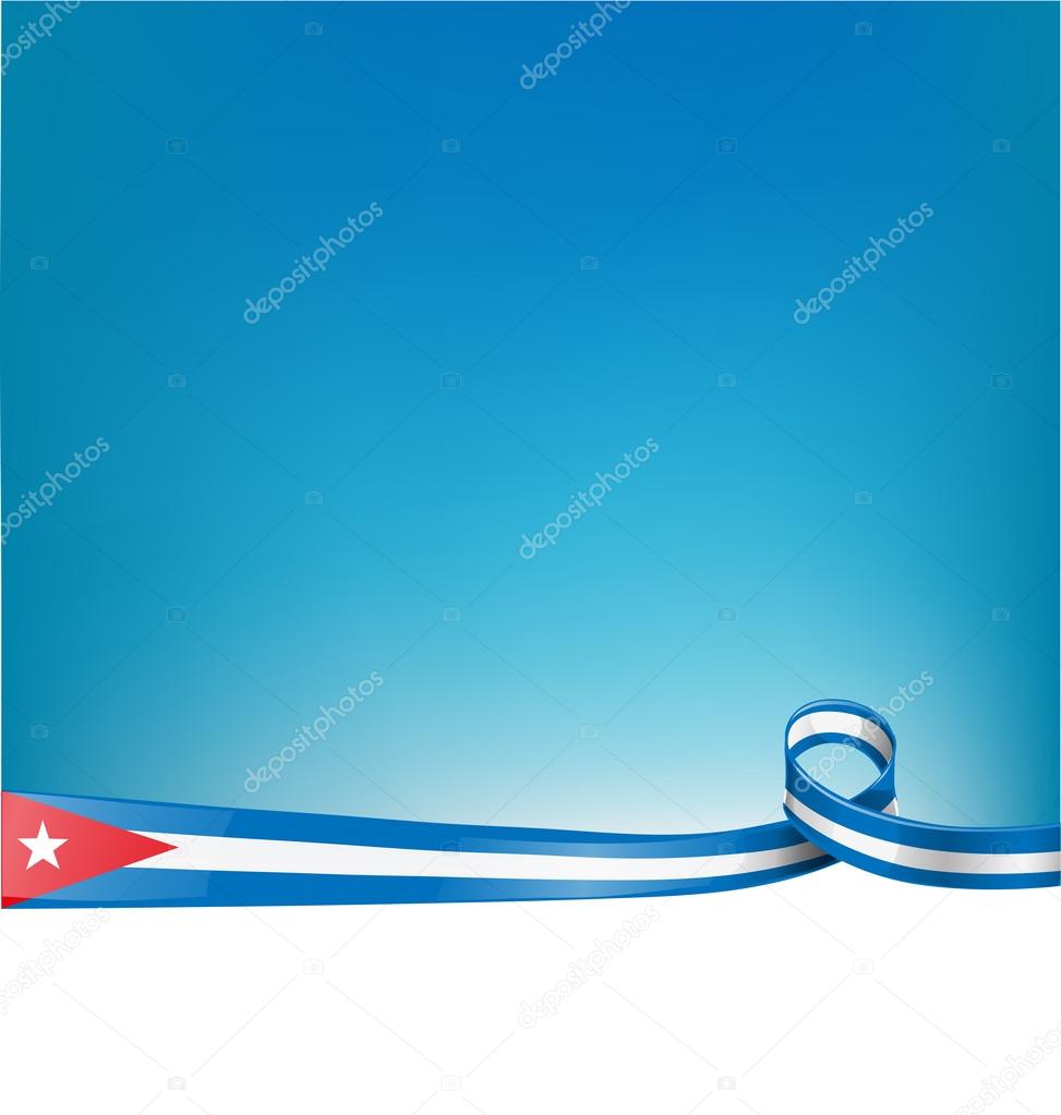 background with cuba flag