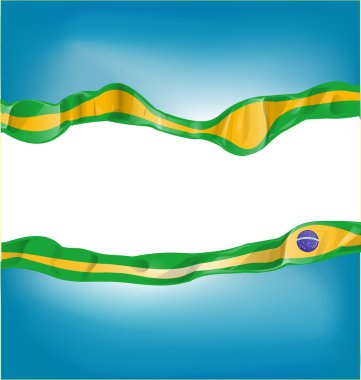 background with brazil flag clipart