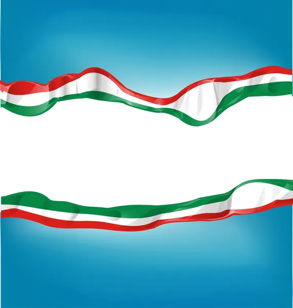arka plan ile İtalyan ve Meksika bayrağı