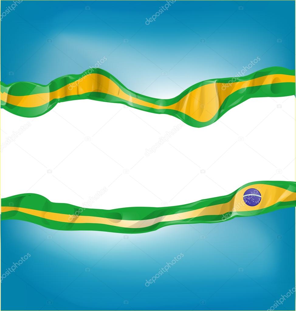 background with brazil flag