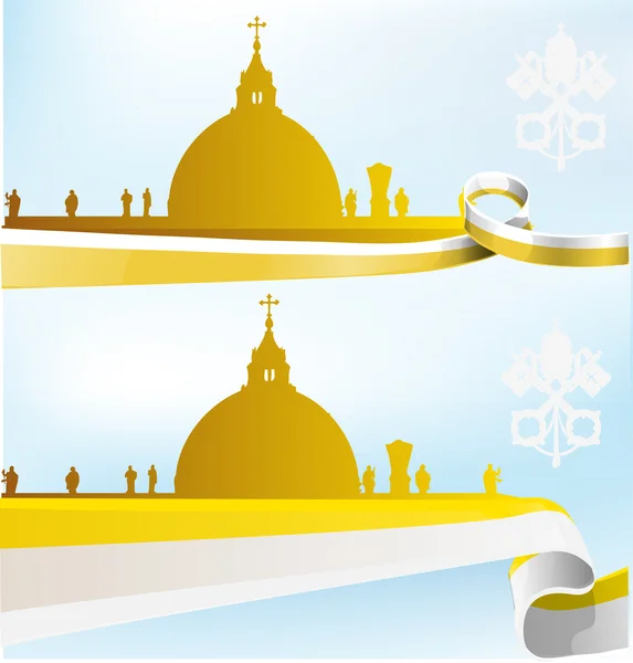 Vatican background — Stock Vector