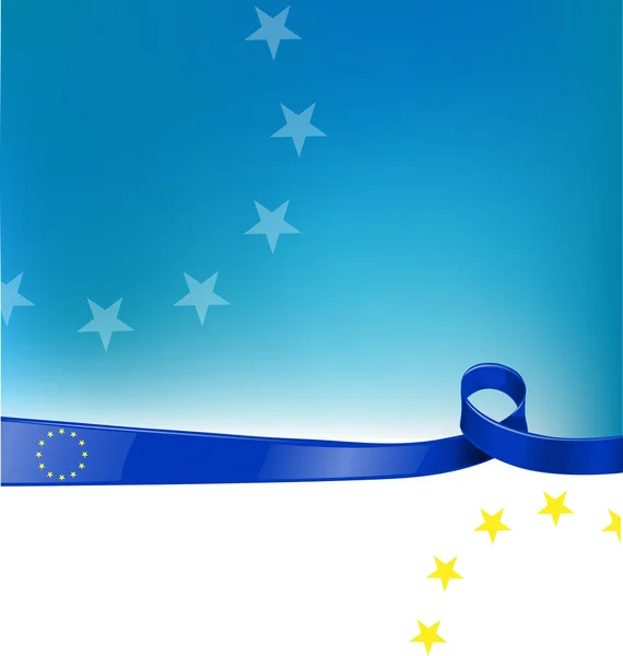 Ευρωπαϊκή σημαία φόντο — Διανυσματικό Αρχείο
