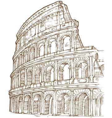 Colosseum el çizmek