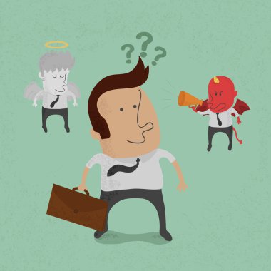 işadamı, şeytan ya da melek arasında seçmelisiniz.