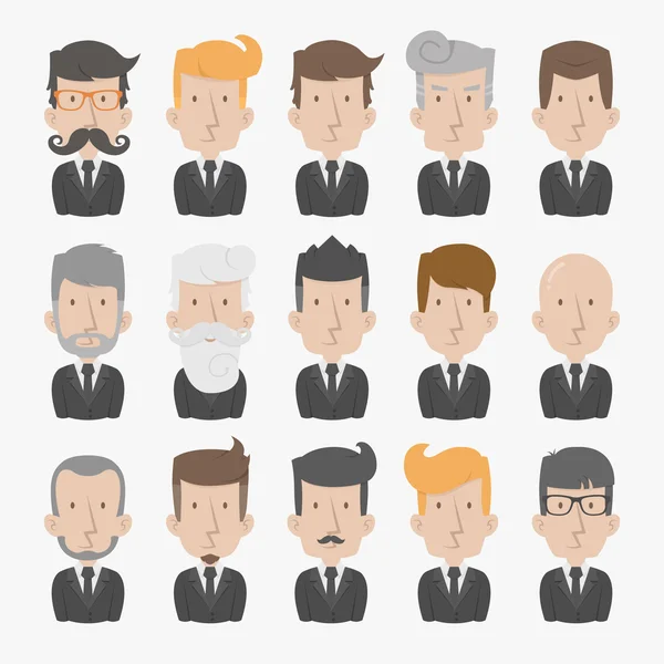 Businessman with White Background — Stock Vector