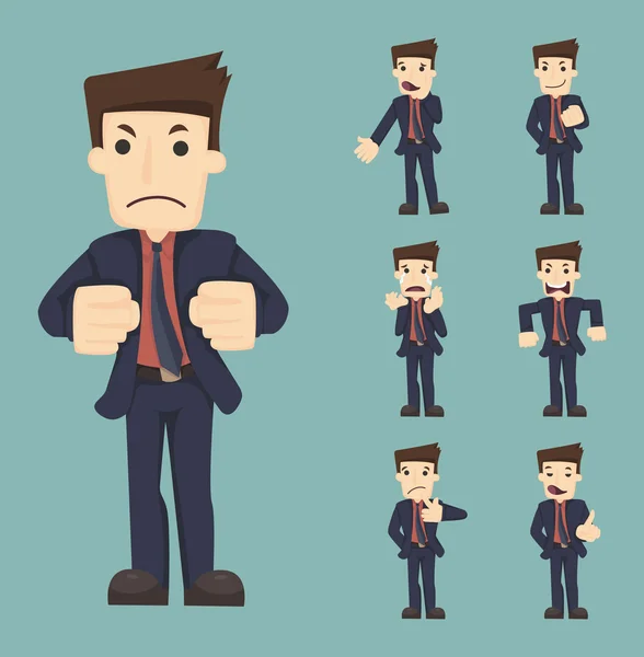 Businessman characters — Stock Vector