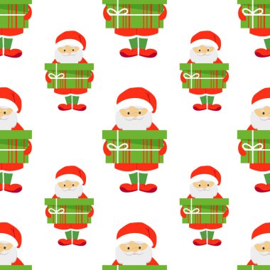 Nazik bir Noel Baba ve elinde büyük bir hediye kutusu olan kusursuz bir şenlik geçmişi var.