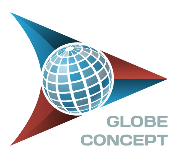 Globe koncepció Jogdíjmentes Stock Illusztrációk