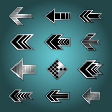 Metalik okları kümesi