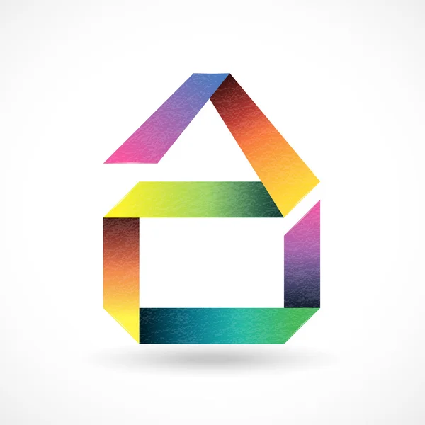 Abstrakt house design symbol — Stock vektor