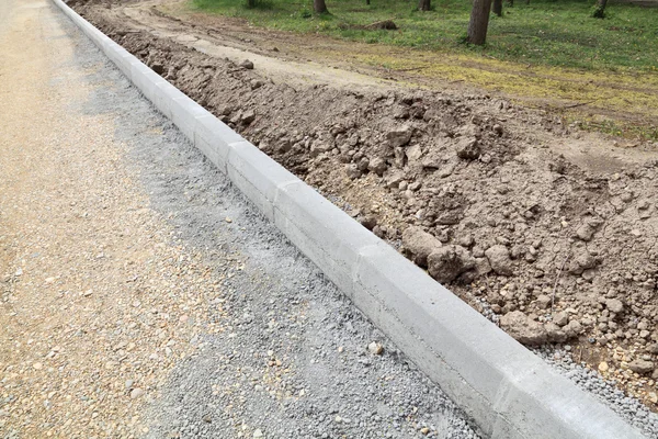 Obras rodoviárias — Fotografia de Stock