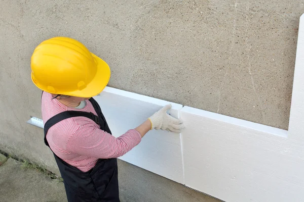 Styrofoam insulation — Stock Photo, Image