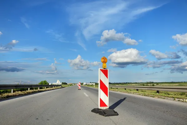 Road construction site — Stock Photo, Image