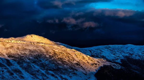 Stunning Winter View Mountains Bieszczady National Park Carpathians Poland — Fotografia de Stock