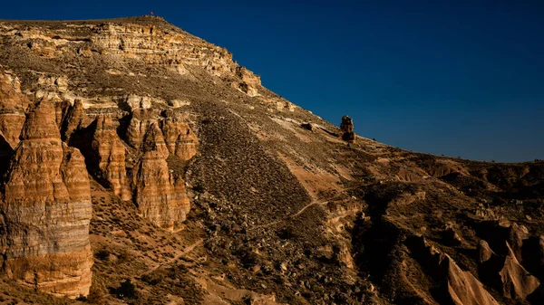 Kapadokya Anadolu Türkiye Goreme Ulusal Parkı Kapadokya Eşsiz Bir Jeolojik — Stok fotoğraf