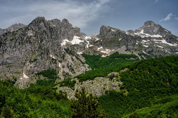 Στο Εθνικό Πάρκο Αλβανία Ένας Από Τους Πιο Όμορφους Ταξιδιωτικούς — Φωτογραφία Αρχείου
