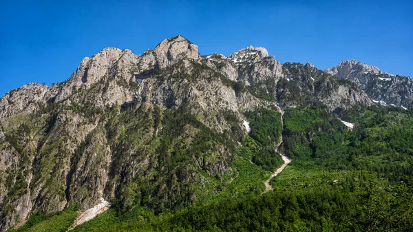 Εθνικό Πάρκο Valbona Valley Βουνά Προκλετίγιε Αλβανικές Άλπεις — Φωτογραφία Αρχείου