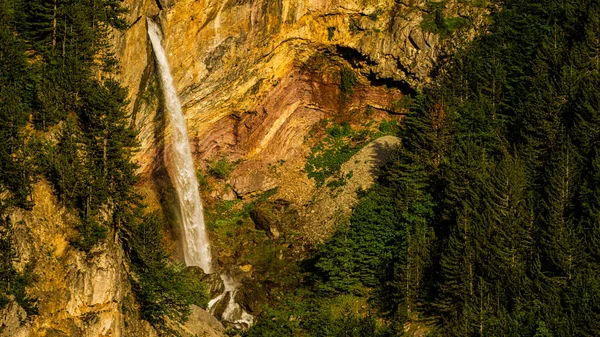 Cerem Waterfall Valbona Valley National Park Prokletije Mountains Albanian Alps — Foto Stock