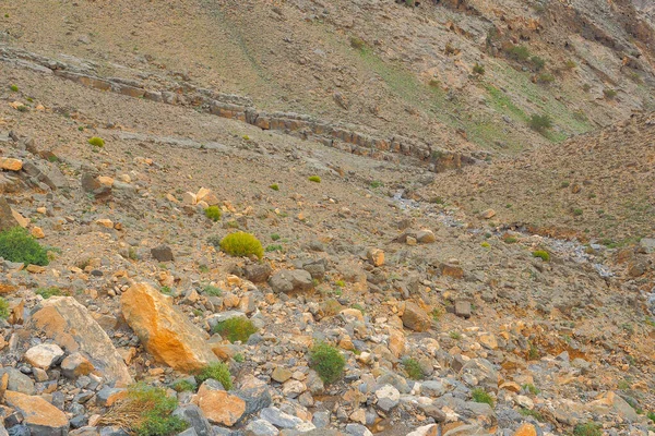 Muhteşem Bir Dağ Manzarası Jibal Hajar Dağları Musandam Umman — Stok fotoğraf